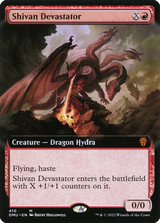 Shivan Devastator - Extended Art - Foil