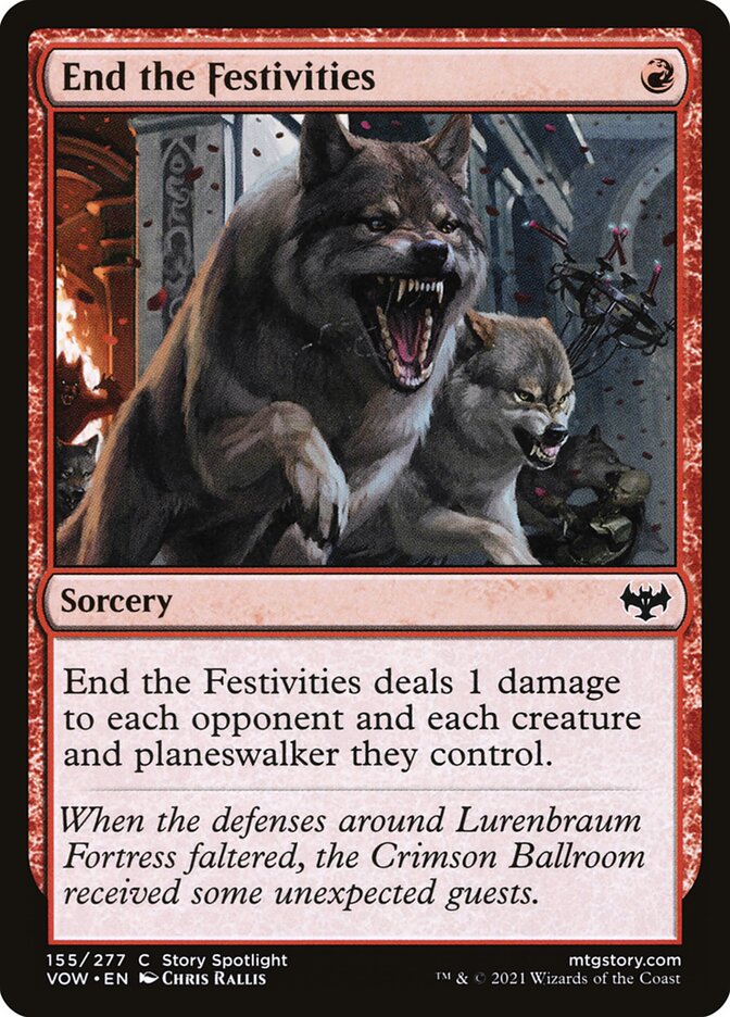 End the Festivities - Foil
