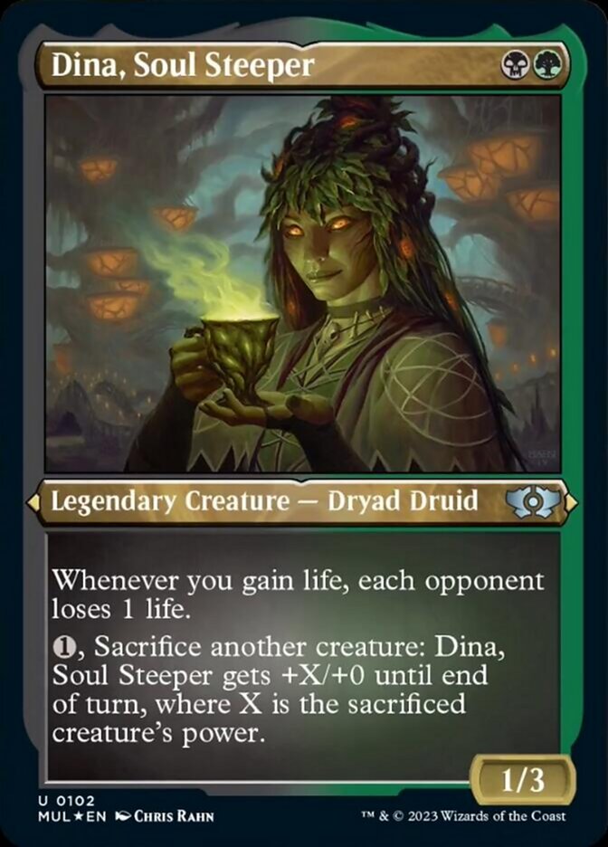 Dina, Soul Steeper - Etched - Foil