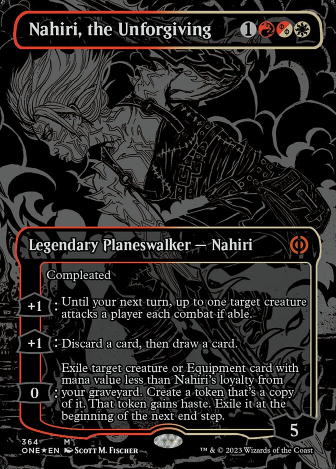Nahiri, the Unforgiving - Oil Slick - Foil