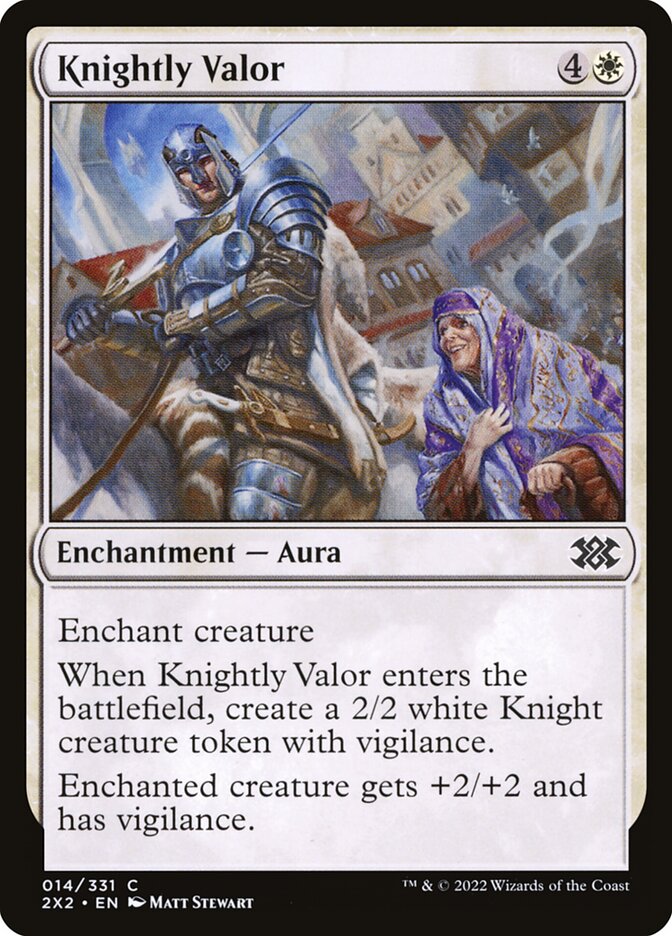 Knightly Valor - Foil