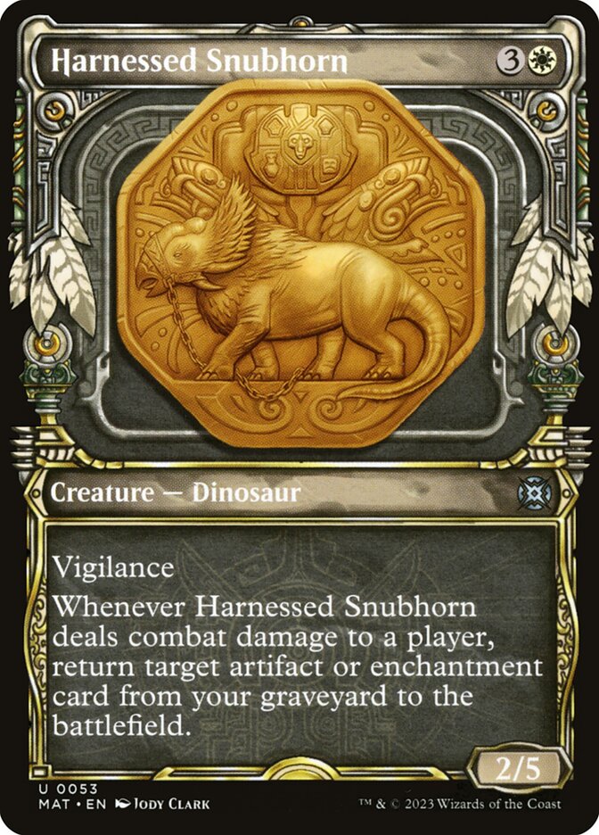 Harnessed Snubhorn - Showcase