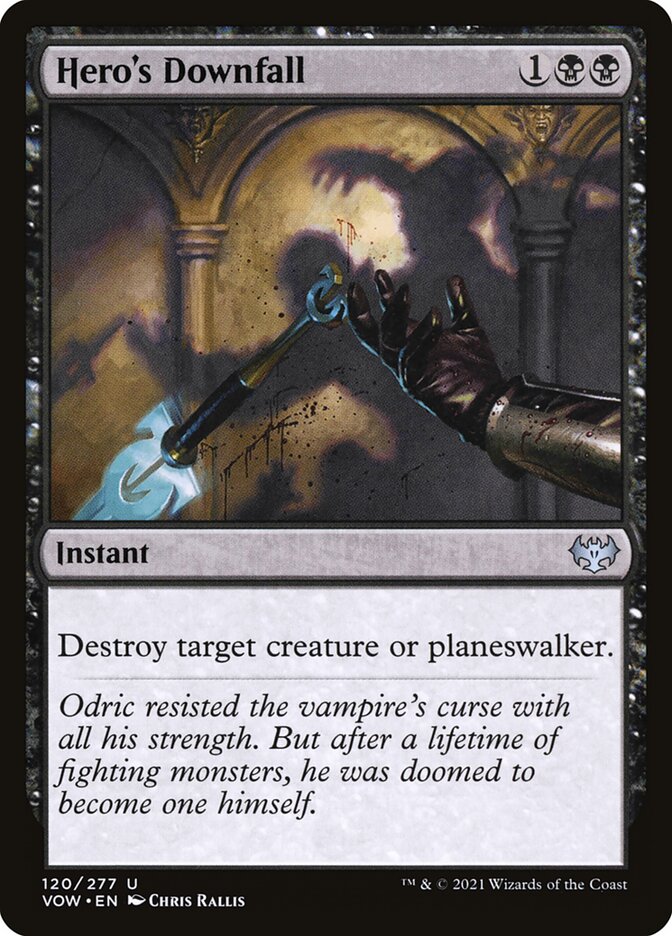Hero's Downfall - Foil