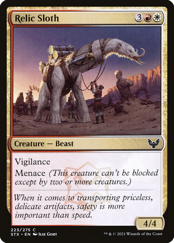 Relic Sloth - Foil