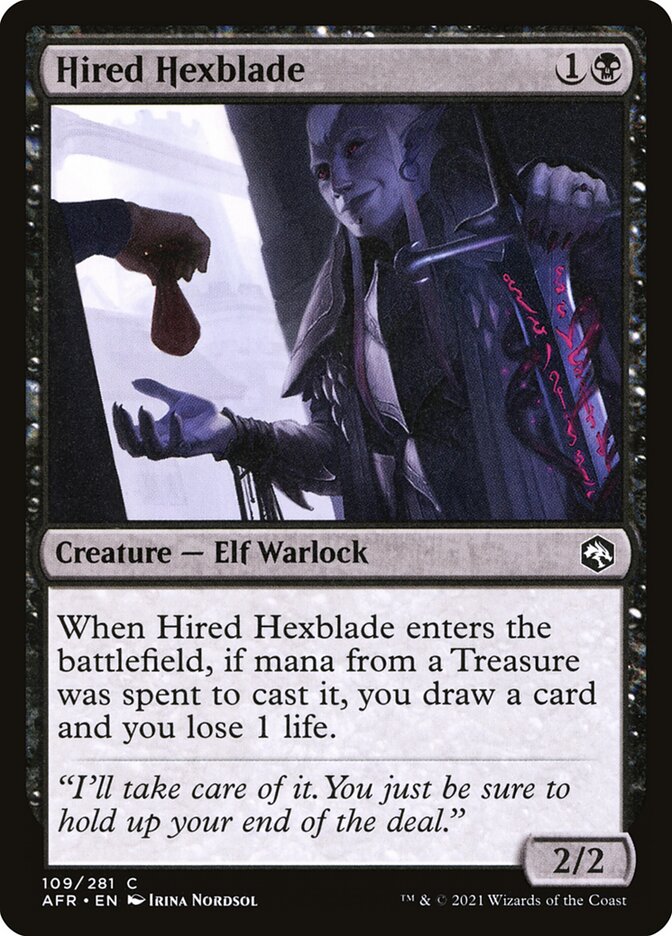 Hired Hexblade - Foil