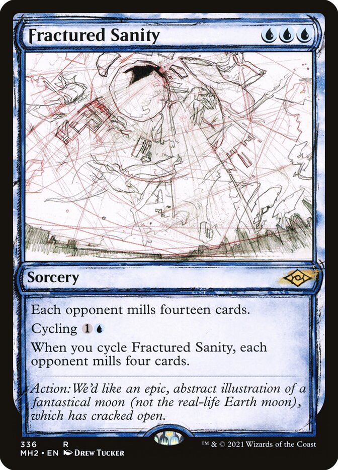 Fractured Sanity - Sketch Art