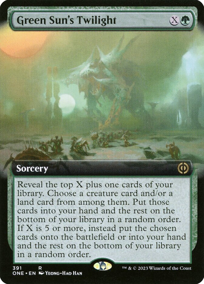 Green Sun's Twilight - Extended Art - Foil