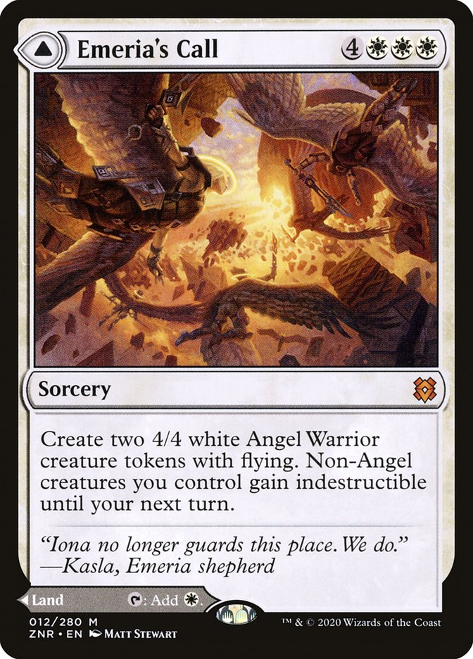 Emeria's Call // Emeria, Shattered Skyclave - Foil