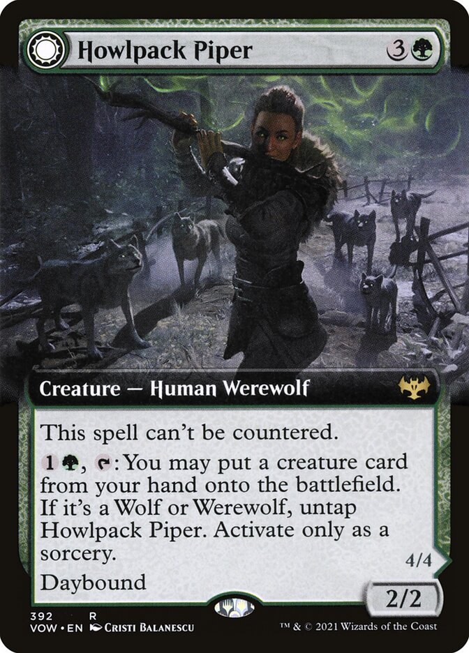 Howlpack Piper // Wildsong Howler - Extended Art