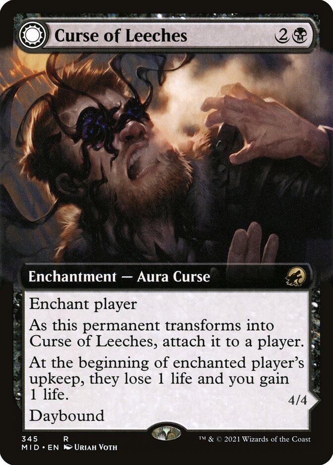 Curse of Leeches // Leeching Lurker - Extended Art - Foil