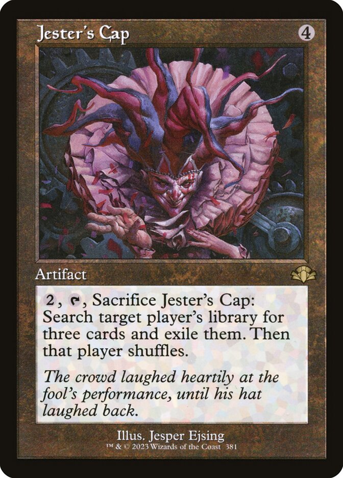 Jester's Cap - Retro Frame - Foil