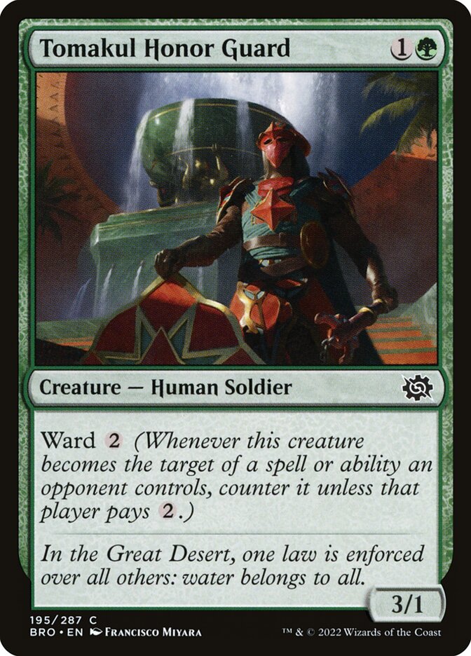 Tomakul Honor Guard - Foil