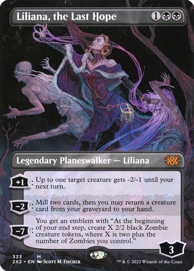 Liliana, the Last Hope - Borderless - Foil