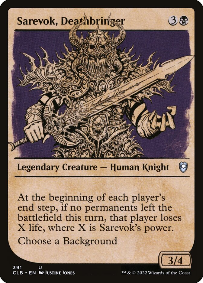 Sarevok, Deathbringer - Showcase - Foil