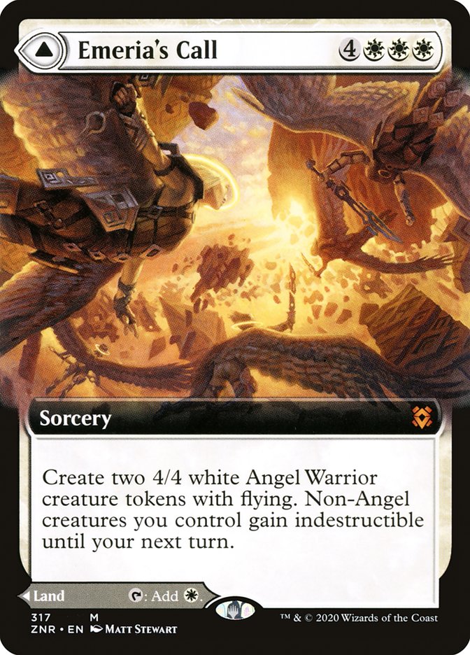 Emeria's Call // Emeria, Shattered Skyclave - Extended Art - Foil