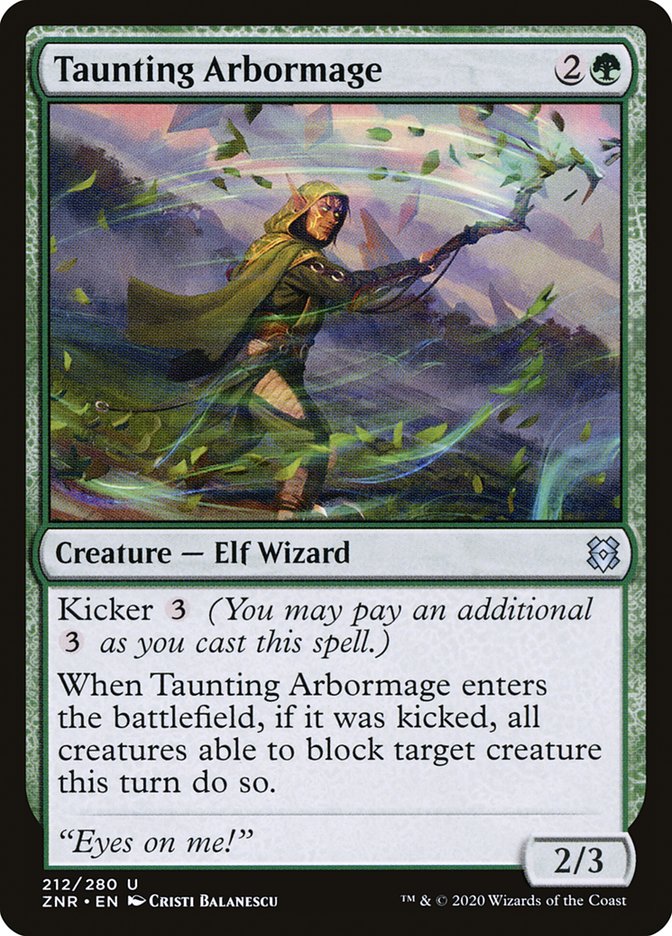 Taunting Arbormage - Foil
