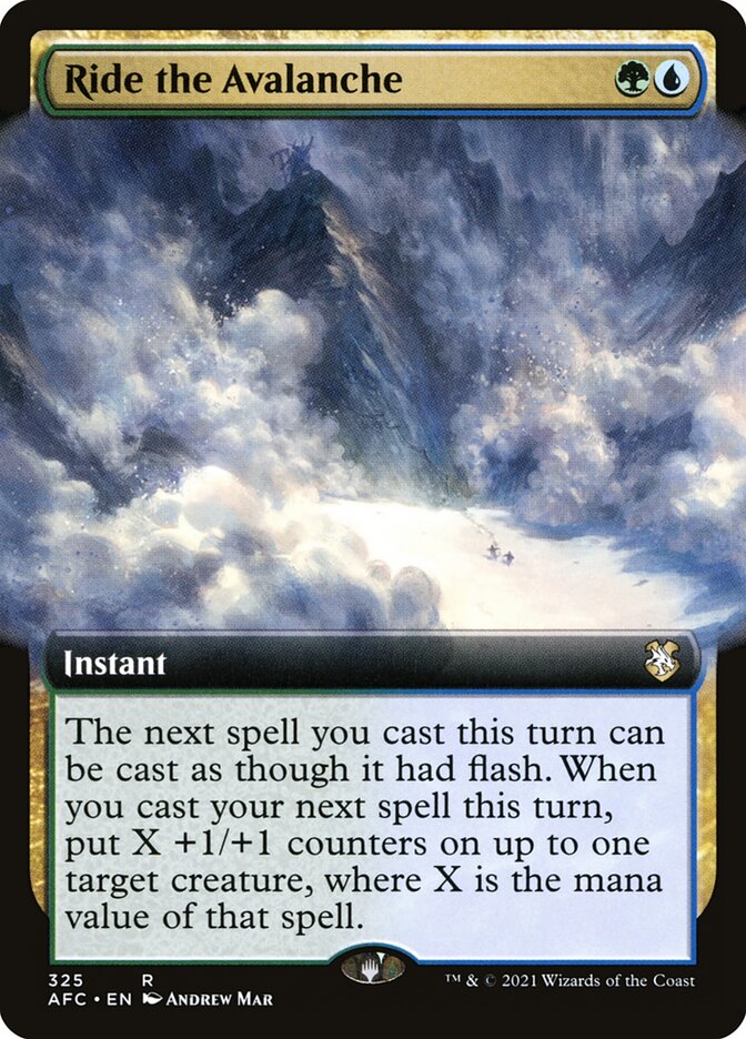 Ride the Avalanche - Extended Art
