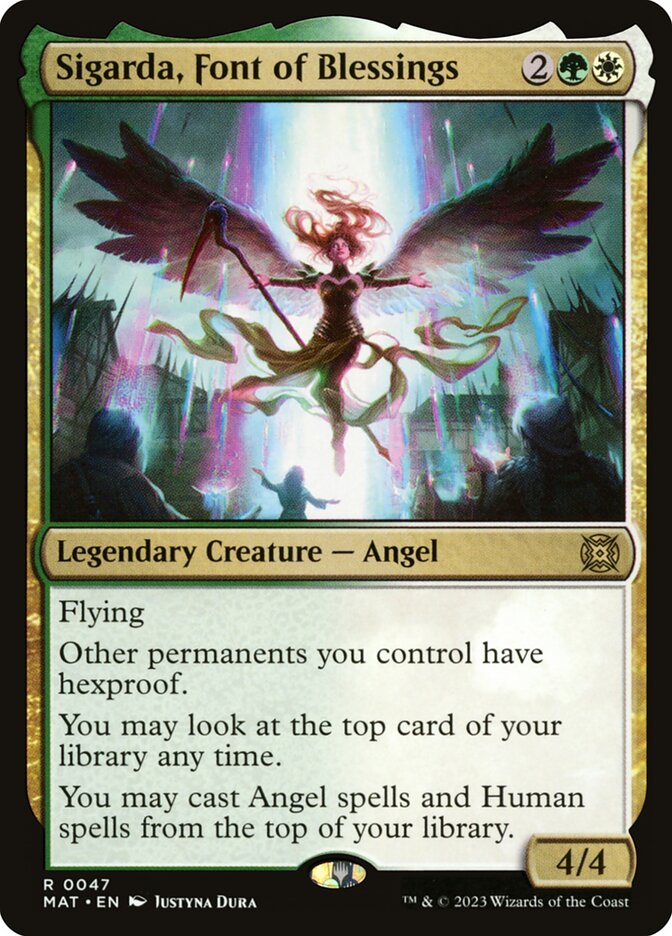 Sigarda, Font of Blessings - Foil