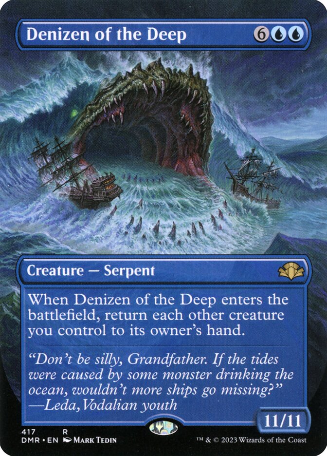 Denizen of the Deep - Borderless - Foil
