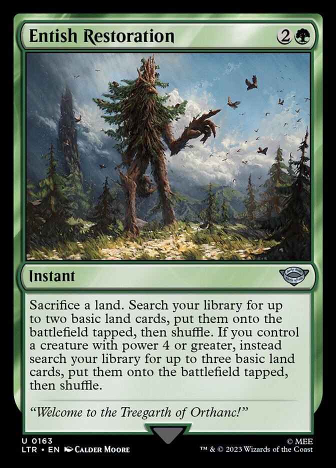 Entish Restoration - Foil