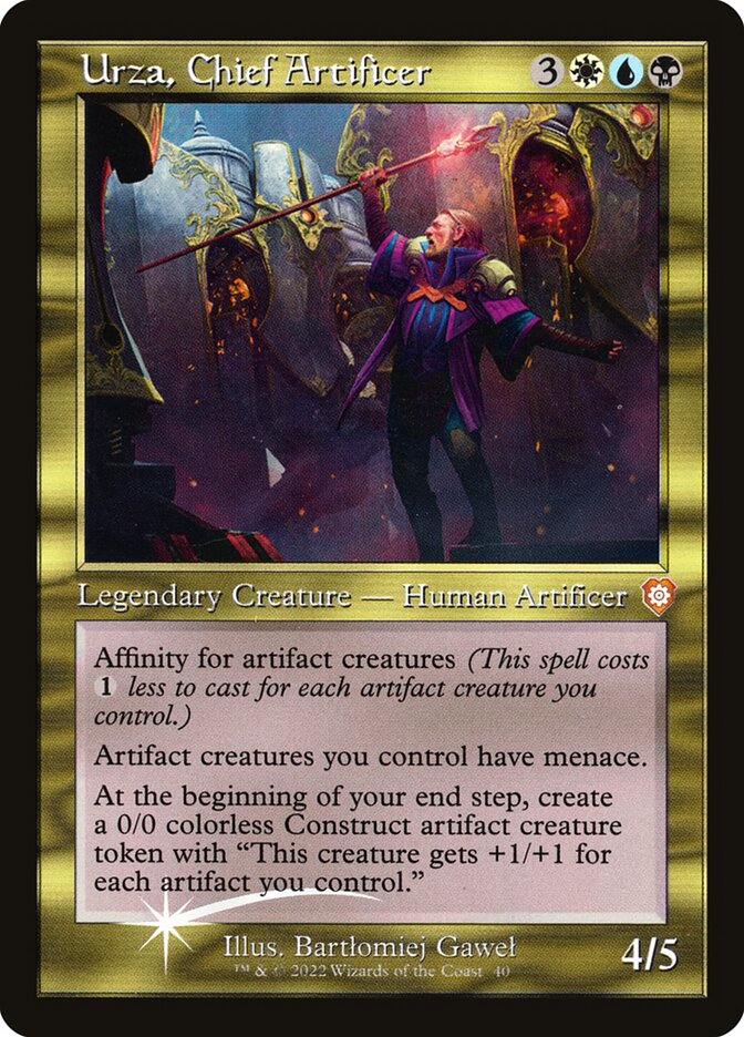 Urza, Chief Artificer - Retro Frame - Foil