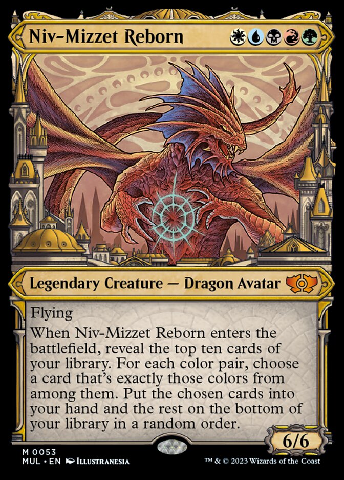 Niv-Mizzet Reborn - Showcase - Foil