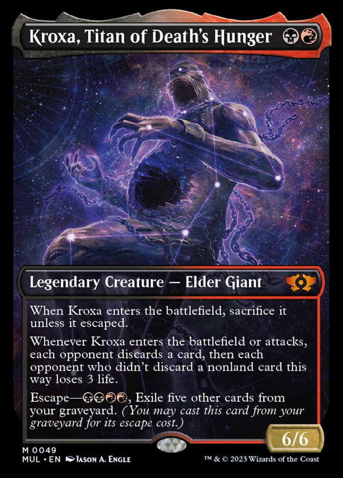 Kroxa, Titan of Death's Hunger - Showcase - Foil