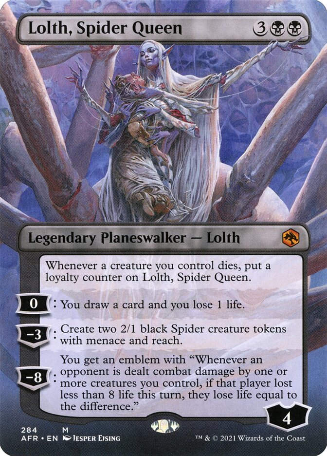 Lolth, Spider Queen - Borderless - Foil