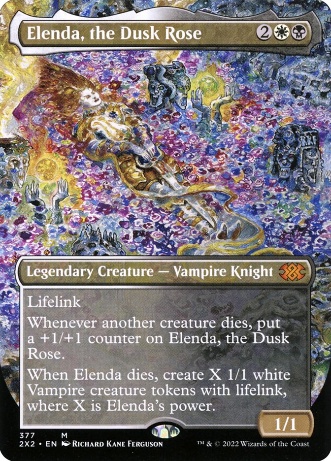 Elenda, the Dusk Rose - Borderless - Foil