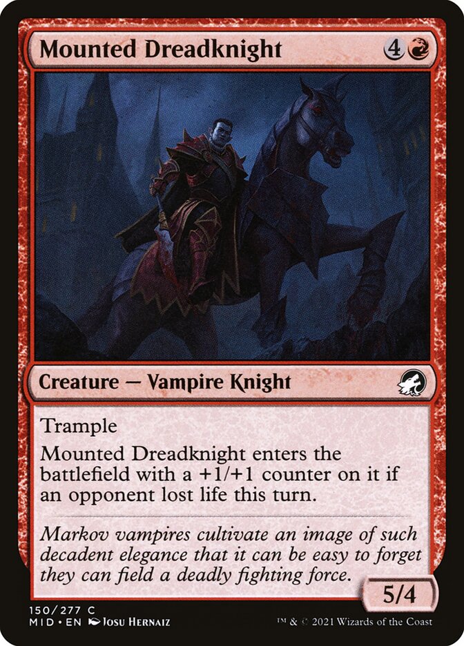 Mounted Dreadknight - Foil