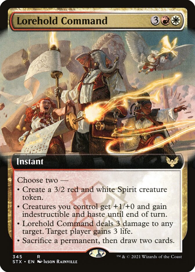 Lorehold Command - Extended Art - Foil