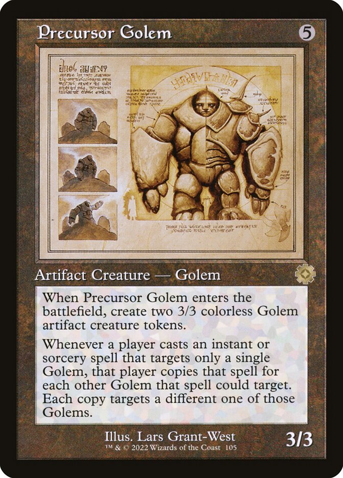 Precursor Golem - Schematic - Foil