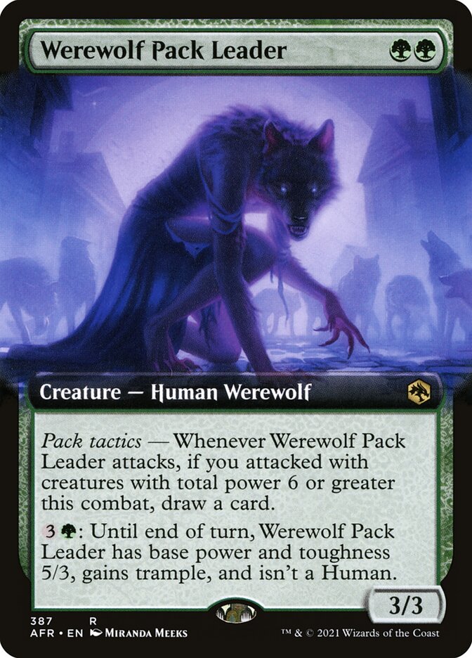 Werewolf Pack Leader - Extended Art