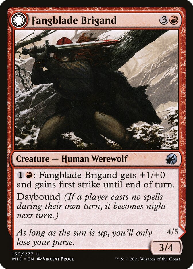 Fangblade Brigand // Fangblade Eviscerator - Foil