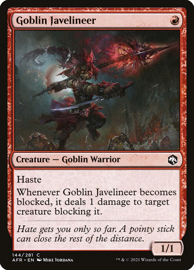 Goblin Javelineer - Foil