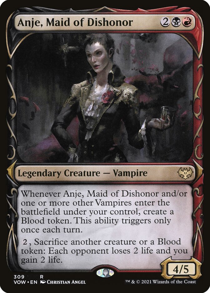 Anje, Maid of Dishonor - Showcase - Foil