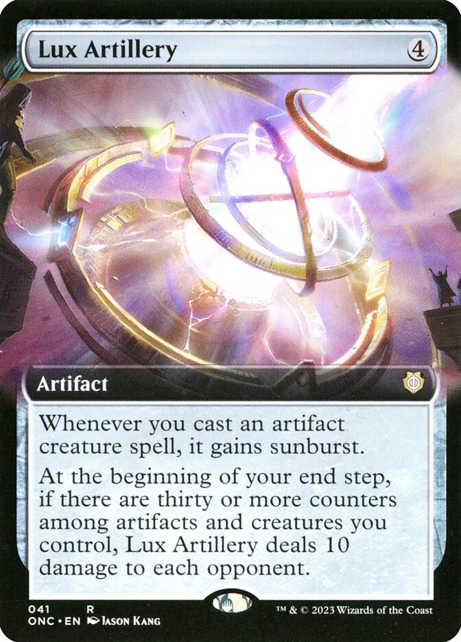 Lux Artillery - Extended Art - Foil