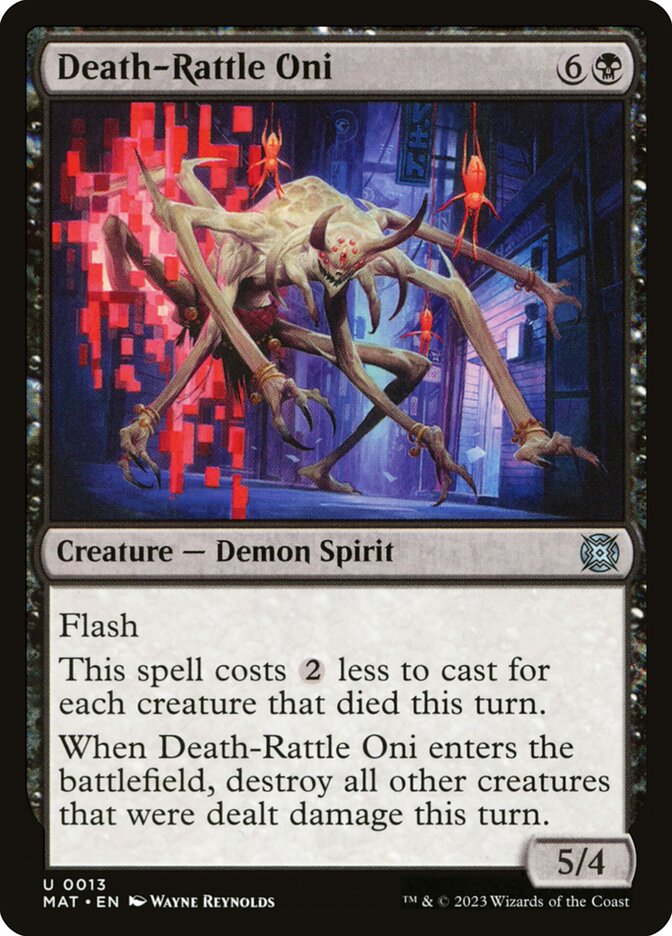 Death-Rattle Oni - Foil