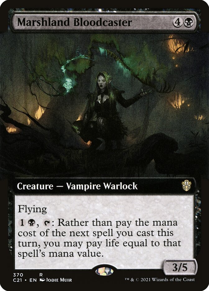Marshland Bloodcaster - Extended Art