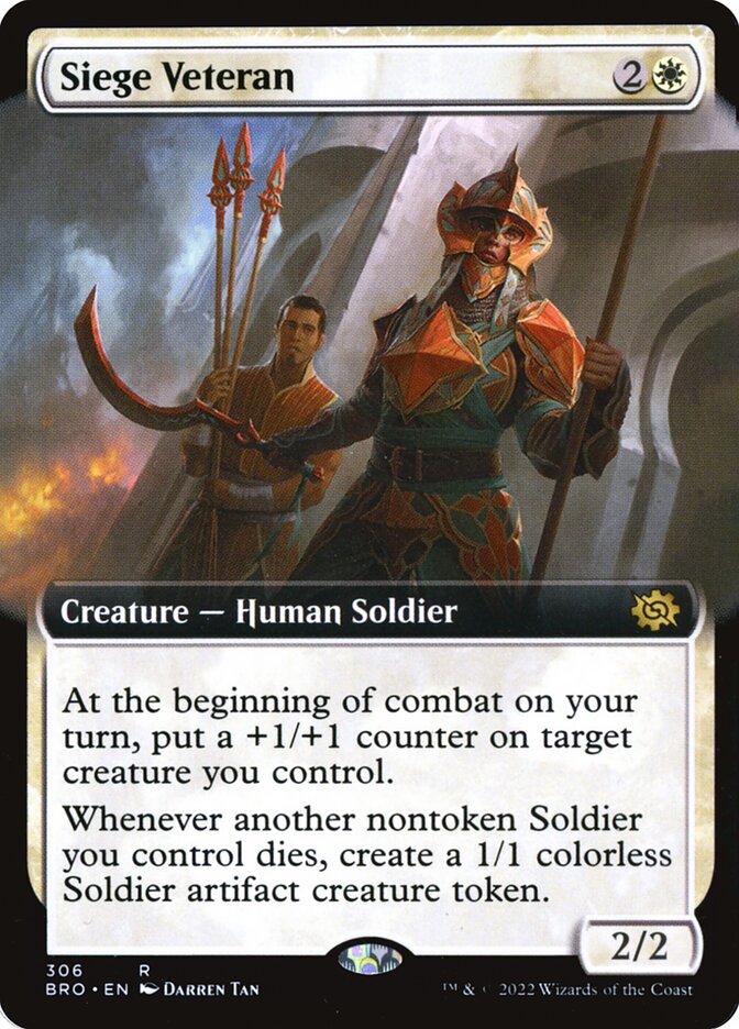 Siege Veteran - Extended Art - Foil