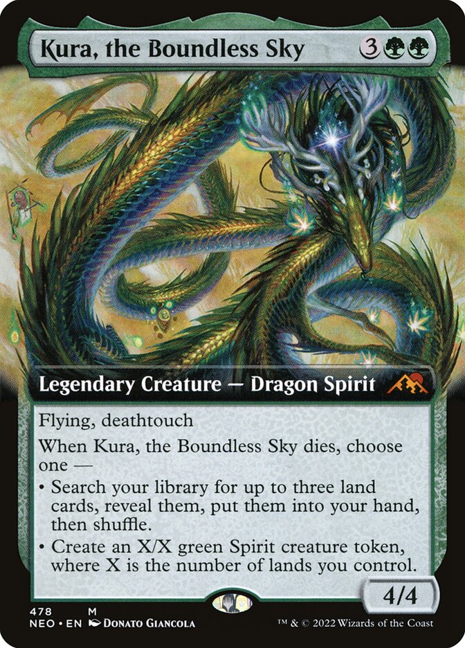 Kura, the Boundless Sky - Extended Art - Foil
