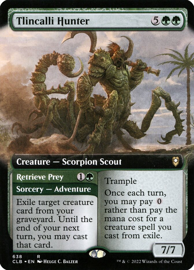 Tlincalli Hunter // Retrieve Prey - Extended Art
