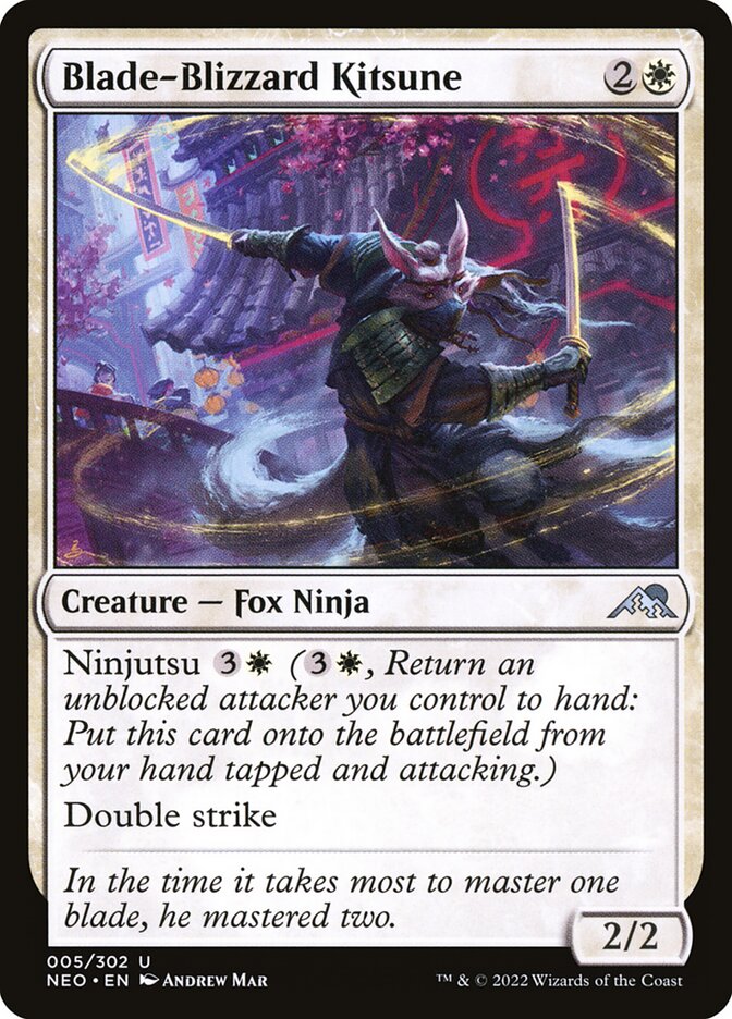 Blade-Blizzard Kitsune - Foil