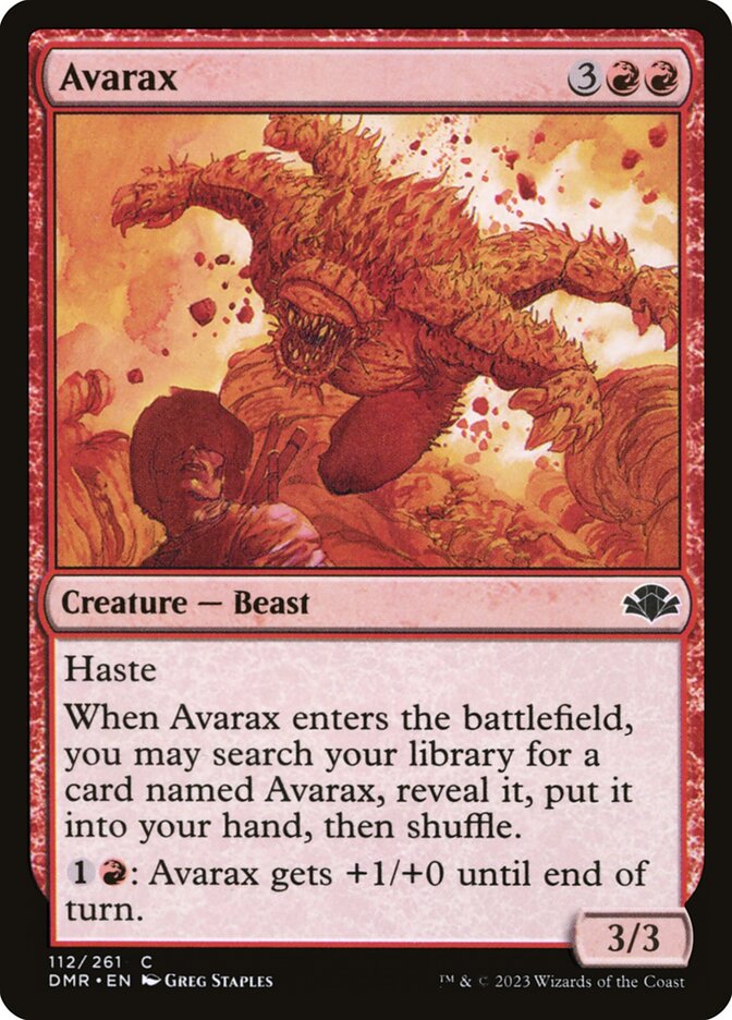 Avarax - Foil