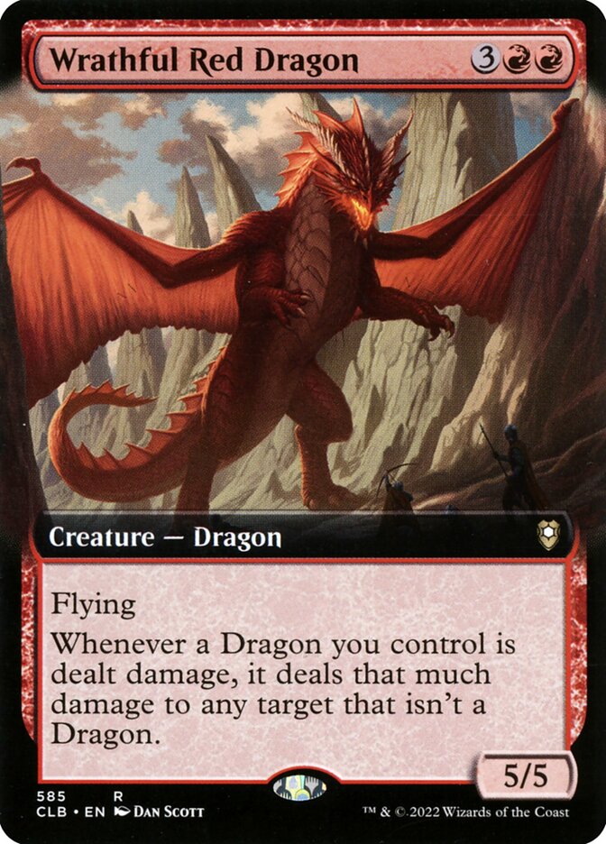 Wrathful Red Dragon - Extended Art - Foil