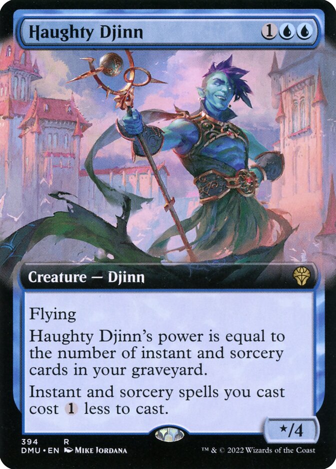 Haughty Djinn - Extended Art - Foil