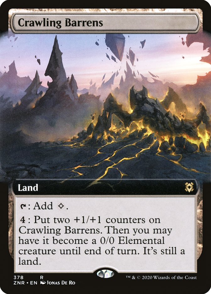 Crawling Barrens - Extended Art - Foil
