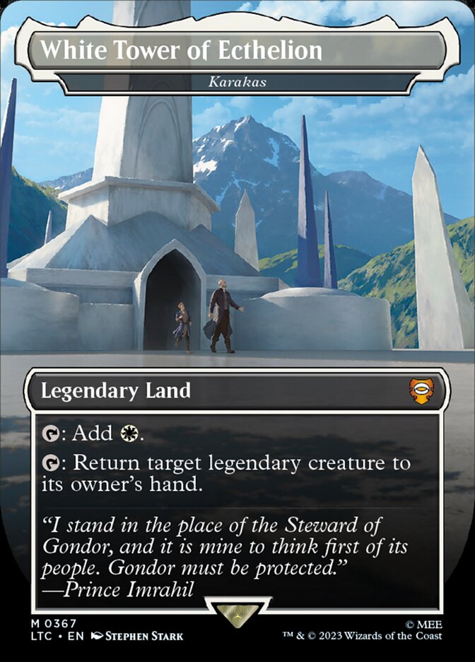 White Tower of Ecthelion (Karakas) - Borderless - Foil
