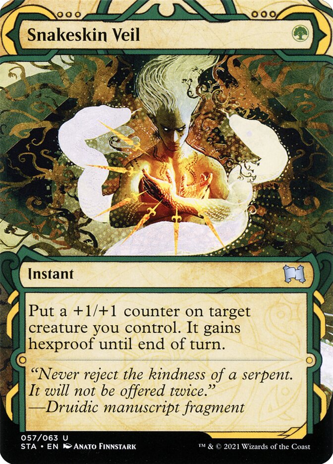 Snakeskin Veil - Borderless - Foil