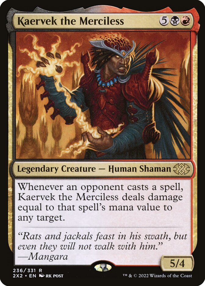 Kaervek the Merciless - Foil